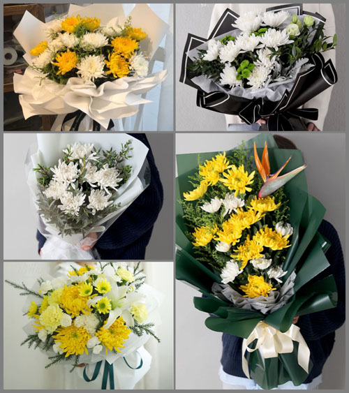 贵州毕节市威宁县金钟镇独乍村白事花束代送